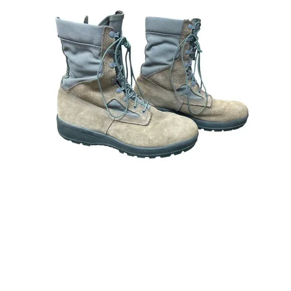 Belleville Gortex Mens Tan Suede Tacticle Combat Boots Sz 13W SKU 9398 - Picture 4 of 13